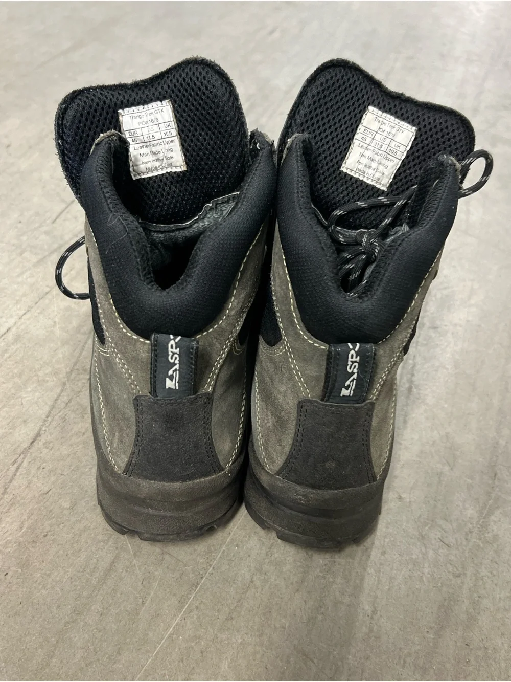 La Sportiva Men's Gray and Black Hiking Boots